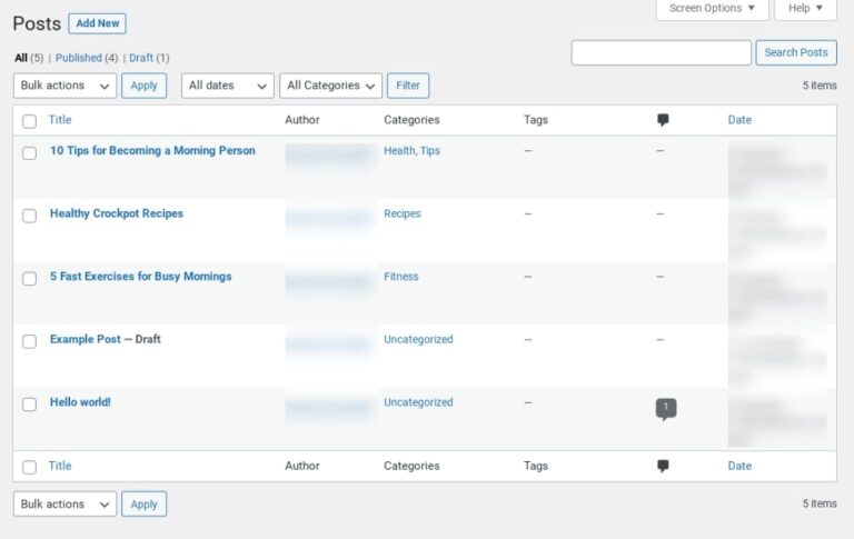 Come duplicare una pagina WordPress (o un post o articolo)