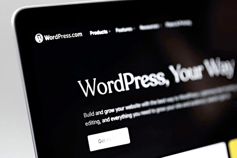 La schermata iniziale di WordPress.com, tra i migliori CMS per la realizzazione di siti web professionali